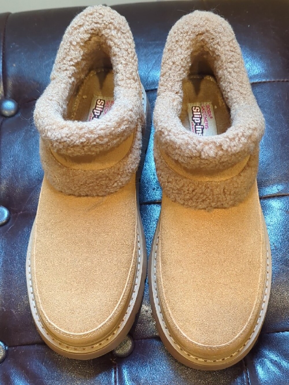 BOBS from Skechers Slip-Ins in Tan - Picture 2 of 7